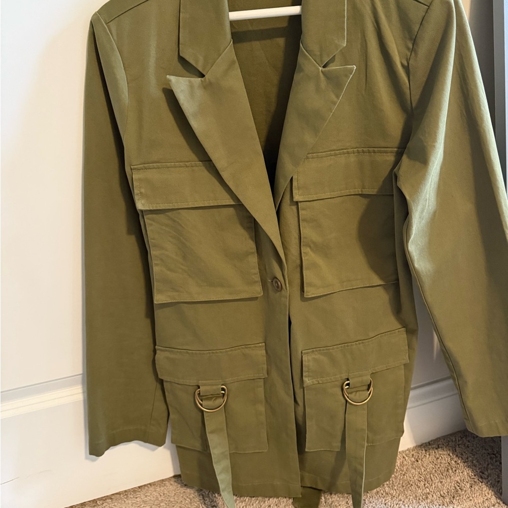 Amazon the Drop Olive Green Utility Jacket